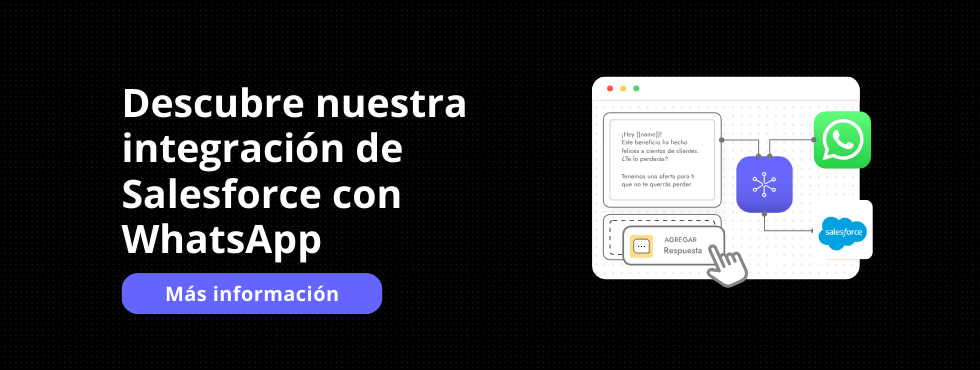 integra whatsapp con salesforce en treble