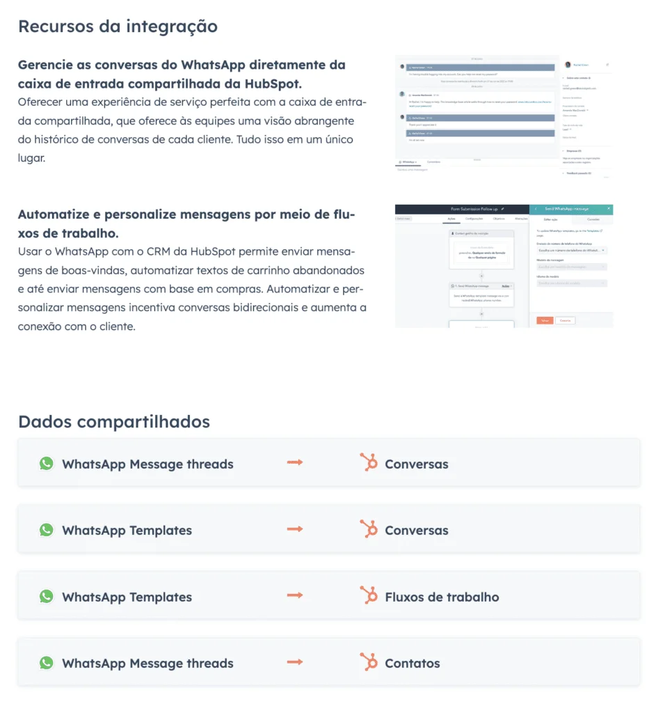 WhatsApp Business API da HubSpot, Solução de WhatsApp Business API da HubSpot versus treble.ai