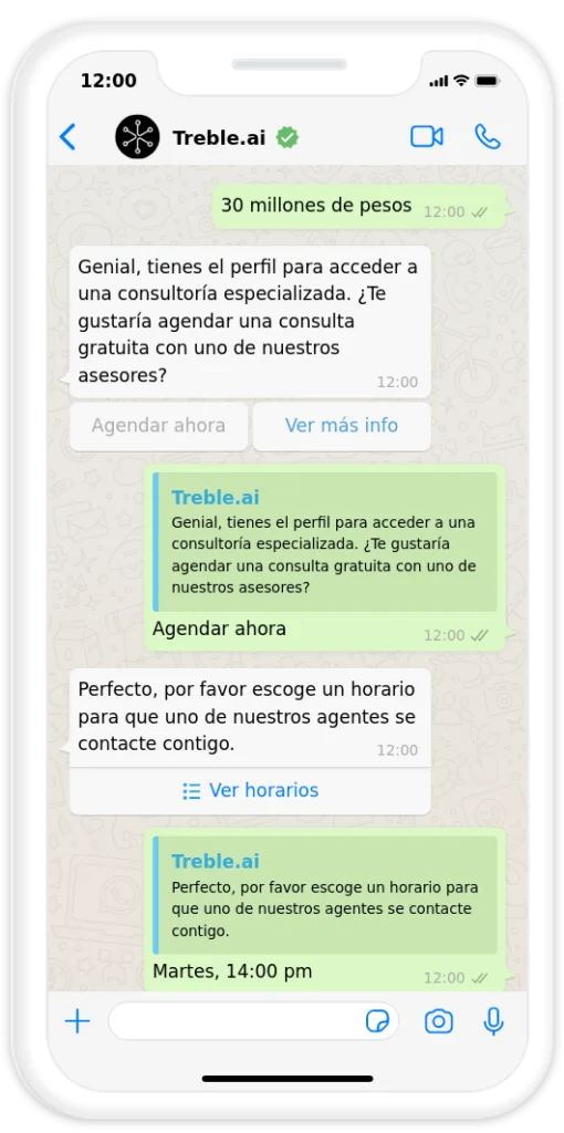 calificar contactos con chatbot de whatsapp api