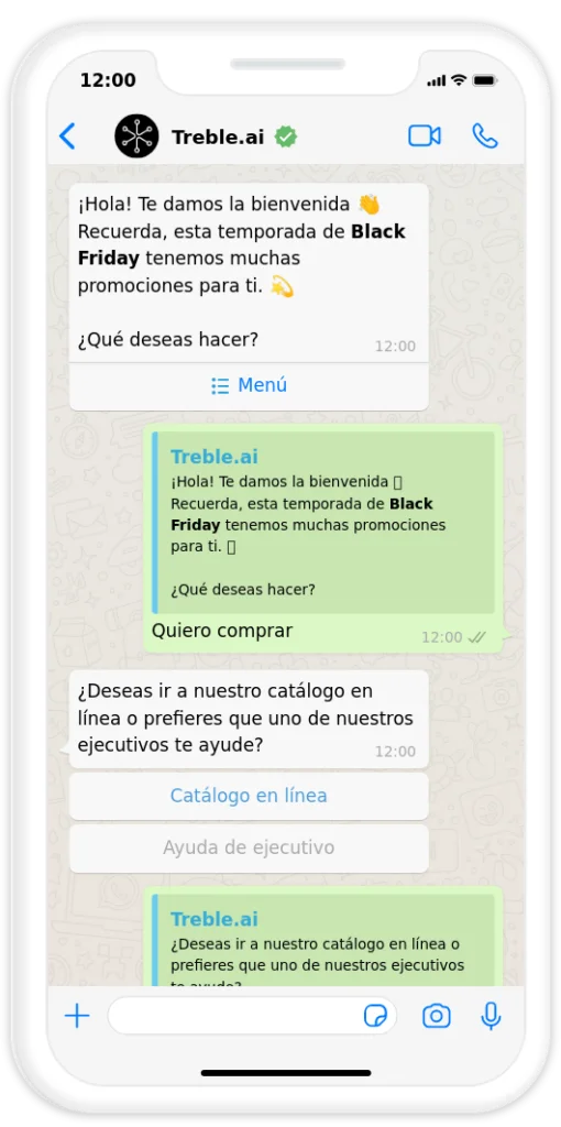 estrategias de venta black friday whatsapp api