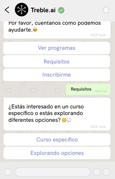 whatsapp para educación casos de uso