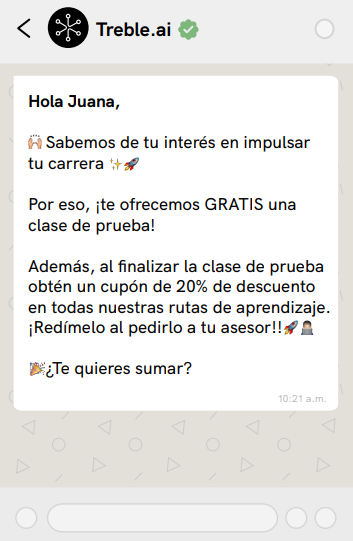 whatsapp para marketing educativo 