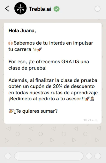 whatsapp para marketing educativo