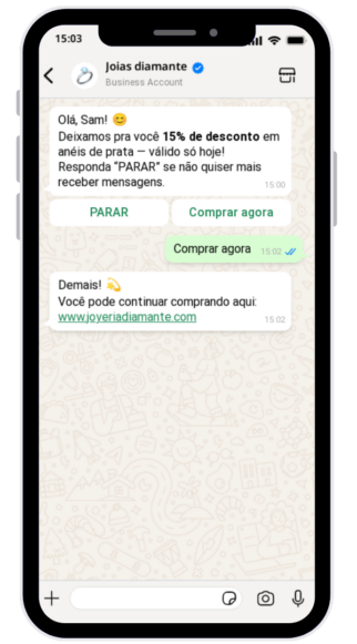 Exportar contatos do WhatsApp, Como exportar sua lista de contatos para usar em campanhas no WhatsApp