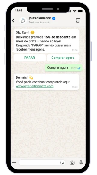 Exportar contatos do WhatsApp, Como exportar sua lista de contatos para usar em campanhas no WhatsApp